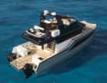 50 SE: The tender is stored on the Bering flybridge.