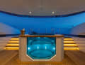 The water will sparkle in the "Eternal Spark" jacuzzi.