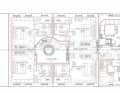Lower deck: The spacious crew area with mess and cabins is located in front of the four guest cabins.