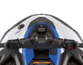 The handlebars are no different from those of the JetBlaster DLX. Only Yamaha's RiDE system is missing here.