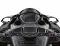 There are significantly more buttons in the cockpit and the flagship model also has a larger (7-inch) display.