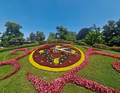 The flower clock in the English Garden is one of the most photographed attractions in Switzerland.