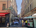 Mediterranean flair in the cobbled streets of the old town centre.