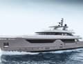 Sanlorenzo SD132: The 40.70 metre long Zuccon design is the Italian shipyard's largest GRP semi-glider.