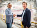 Der neue Eigentümer Laurens Last und CEO Niels Vaessen.