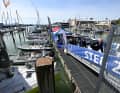 The jetty of the Interboot harbour