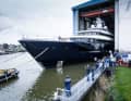 Feadship dockte das-Projekt 1012 in Makkum aus