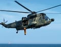 Winch exercise at Sea Survival with a SEA LYNX