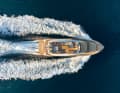 A bird's eye view of the boat