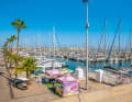 The Port Olímpic de Barcelona offers a lively environment