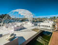 In the huge harbour area of Dénia ...