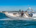 The manoeuvring characteristics of the RIBS also impressed in the test