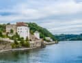 The promenade in Passau