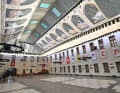 Ritterhalle der reno- vierten Deutschordensburg in Ryn