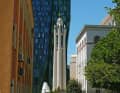 Moderne Bauten in der Hauptstadt Tirana.