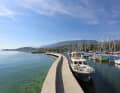 Mooring at the inner pier of Cortaillod