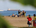 The beach of Málaga