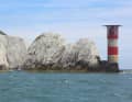 Die Needles mit ihrem Leuchtturm.