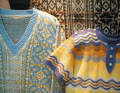 Colourful knitwear also has a long tradition on Shetland, and the wool naturally comes from here.