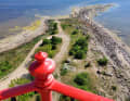 Vista dal faro dell'isola di Kihnu.