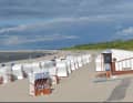 On the Baltic Sea beach in Świnoujście.