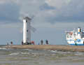 The striking pier of Świnoujście.