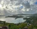 View of English Harbour, Antigua, from Shirley Heights.