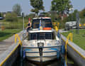 The modern Miłomłyn sports boat lock on the Kanał Iławski. | Gerald Penzl