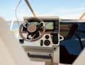 Steering wheel and gearstick are easy to grip and well positioned