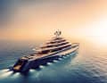 On the aft deck, guests can enjoy a large pool with a shaded area and access to the beach club with spa and bar