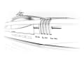 A drawing of the 48 metre long Ketos of Rossinavi