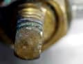 Check the onboard outlets: Corroded seacock of an on-board toilet