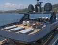 The sun deck measures 85 square metres.