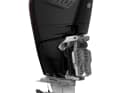 The outboard motor is available in four different shaft lengths
