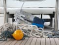 ... or a second anchor that can also be deployed over the stern