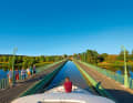 The Loire Lateral Canal begins its course in Briare. The first step is to cross the river with an impressive aqueduct - a popular excursion destination on land and water