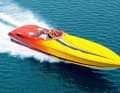 Hustler 39 Rockit (USA): 12.17 m length, 2 x 1100 hp, top speed: 120 knots