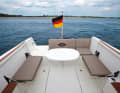 Pegazus 560 Top Fisher: Cockpit mit Klappbänken