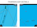 In raster maps, the cartographer has more possibilities to show individual details, which benefits readability. Here, for example, the boundaries of the branching fairway | Screenshots: Olaf Schmidt