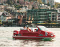 This sight is certainly one of the most bizarre things you can see on the water