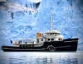 ... the 45 metre long "Prometej", which was launched in 1956 as an icebreaker and which he had extensively rebuilt.