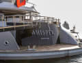 Where the name "Kismet" once stood, the lettering "Whisper" is now emblazoned.