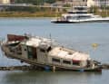The boat could potentially break apart during a salvage operation.