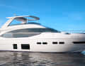 The new Proncess 75 motor yacht with flybridge
