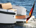 Delta 26 Open: Bathing platform