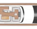 The new Proncess 75 motor yacht with flybridge