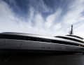 There is only a railing on the foredeck; elsewhere, glass bulwarks provide protection.