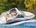 On the bend: Bayliner 842 Cuddy.