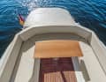 The seating area can also be used as a lounger