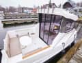Pegazus 560 Top Fisher: Die Sitzgruppe im Heck